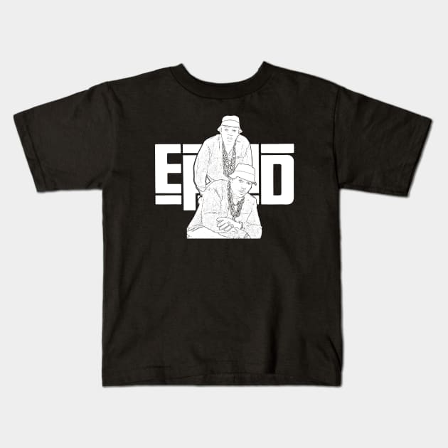 EPMD // White retro Kids T-Shirt by Degiab